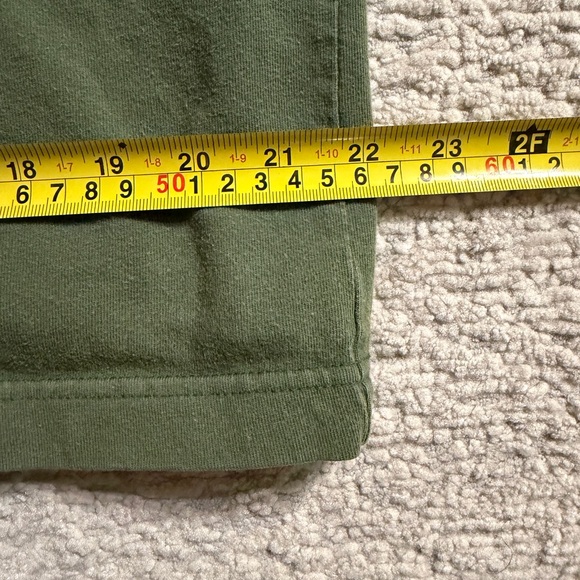 Vintage Abercrombie & Fitch Green Men's Spell-out Ringer Shirt — Size Large - Picture 5 of 8